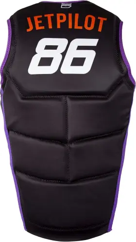 Jet Pilot 882930224011 Jetpilot Bonifay Baller Reversible Comp Vest X-small Blk/phx #2