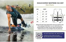 Jetpilot 882930223595 Shaun Murray Neoprene Cga Vest Pfd Small Grey #3