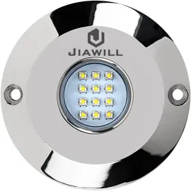 316l Jiawill 630420888768 60w Surface Mount Underwater Boat Lights Stainless Steel With Blue
