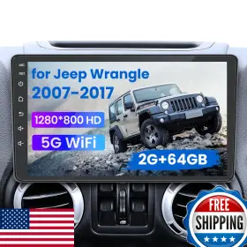 B0d8s6gmqm Jingelsye 4core64g Car Radio For Jeep Wrangler Jk 2007-2017 10.2 Stereo