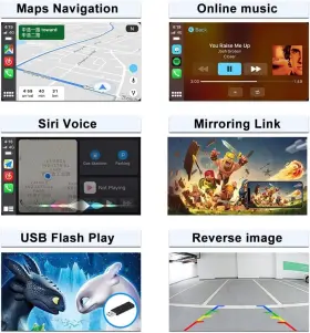 Joyeauto 744173067421 For Maserati/dodge Wireless Carplay Android Auto Mirror Link Retrofit 2014-2016 #3