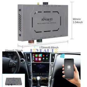 Qx50 Joyeauto 744173670249 Wireless Carplay Android Auto Retrofit Decoder For Infiniti Q50 Q60 Q50l