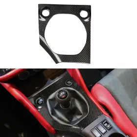 400zgearp Jswan Real Carbon Fiber Ultra Thin Center Console Gear Panel Cover Fit For Ni
