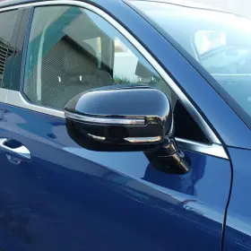 H309-tr-f Juiveel Glossy Black Style Abs Car Exterior Mirror Cover - Side Rear View Prot