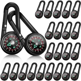 Wae-kanayu-1938 Kanayu Magnetic Compass Keychain Small Pocket Mini Survival Hiking