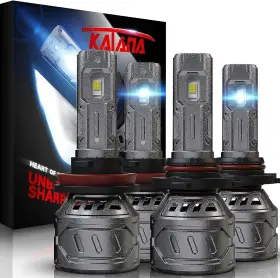 Katana 9005 H11 Fog Light Bulb 16000lm 70w 6500k White Extremely Super Bright