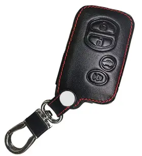 Kawihen Cba34012a Leather Smart Remote Key Fob Case Keyless Entry Holder Cover For Toyota