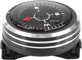 Keenso 738681318847 Mini Aluminum Alloy Wrist Mount Compass For Survival As Picture Shown