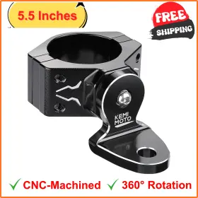 7103827 Kemimoto Whip Light Mount 1pack Heavy Duty Cnc Machined Aluminum 360 Adjustable Utv