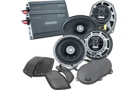 P-hd3fr Kenwood New For Select 2014 Harley Bikes 1pr 6x9 Inch 6.5 2 Amps