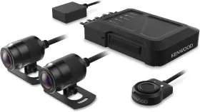 Stz-rf200wd Kenwood Motorsports Hd Dash Cam With Gps And Rear-view