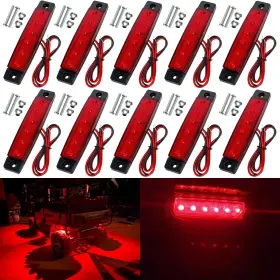 Keying2020 711202597518 10 Pack Led Rock Strip Lights Waterproof Exterior Interior Car Underglow