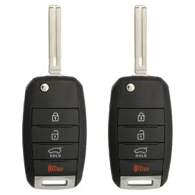 Nyodd4tx1306-tfl Keyless2go 2aokm-hk1 Replacement For 4 Button Remote Key Kia Tf F/l
