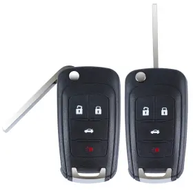 Kb0512 Keytfuner Keyless Entry Remote Flip Fits 2010-2017 Chevy Equinox Sonic Malibu Camaro Cr