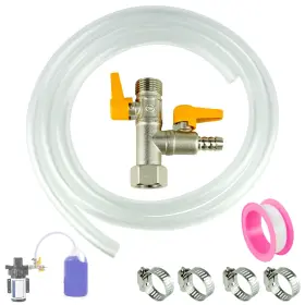 Kfarejgoae 715748115441 Upgraded Rv Winterization Kit Full Flow Parts 3-way Brass Du