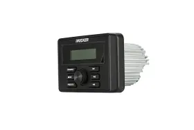 46kmc3 Kicker - Kmc3 Square Media Center/radio With Bluetooth Black #3