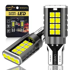 Kimlatar 921/912/t15 921 Led Bulbs Reverse Light Upgrade 600% Super Bright White 912 T15 Back Up L