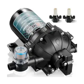12vwp-505g Kitvance Upgraded Version Fresh Water Pump 12v Dc 6.5gpm 70psi Five Cha