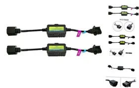 Koomtoom 765142845598 Led Headlight Decoder Canbus Resistor Anti-flicker Harness For H13