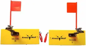 Pl-p009-1 Krazywolf Planer Board P007 P009 Includes Spring Flag Y009 Size 8lx3w