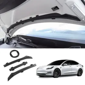 Tibo-t-06 Kunist For Tesla Model 3 Accessories Front Hood Weather Strip Rubber Seal Protector