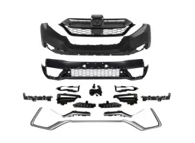 Lfmot002623a Laformo B C Complete Front Bumper Cover Kit With Fog Light Compatible 2020 2021 2022