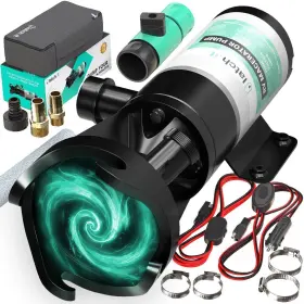 Latch.it 852800008034 Rv Macerator Pump 12v 12gpm For V2.0 Waste Mace
