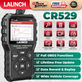 Cr529 Launch Obd2 Scanner Obd Code Reader Car Check Engine Fault Diagnostic Tool