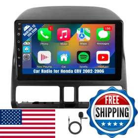 B0f8pw92b5 Leadfan Car Stereo Radio For Honda Crv 2002 2003 2004 2005 2006 Apple Carplay