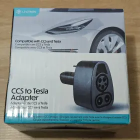 Lectron 895230318164 - Ccs To Tesla Electric Vehicle Ev Charger Adapter For Electr