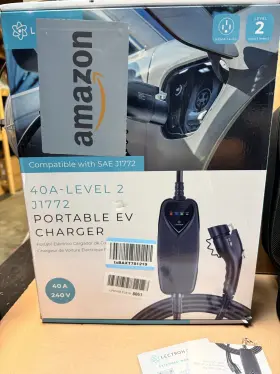 J1772 Lectron 895230320983 Level 2 Portable Ev / Phevs Electric Vehicle Charger With Cord