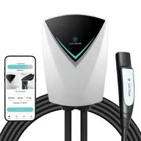 Ev-charger48a-tsl-pro-app Lectron - Tesla Level 2 Nema-1450 V-box Pro App And Wi-fi Compatible Electric V