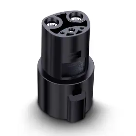 J1772tesla80ausa Lectron - J1772 To Tesla Nacs Ev Charging Adapter-up 80 Amp 250v Black