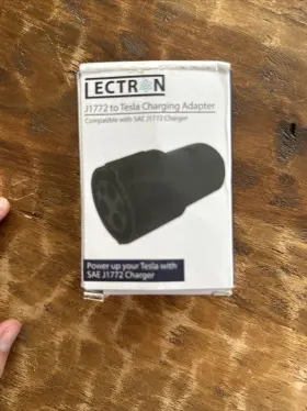 J1772teslausan Lectron - J1772 To Tesla Ev Adapter Charger For Electric Vehicle Black
