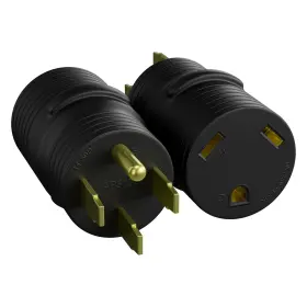 Leisure Cords 630991284235 Power Adapter 4 Prong 50 Amp Male To 30 Female Rv Camper Generator Plug O