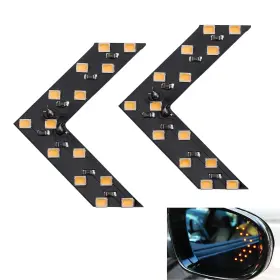 Ikympn1 Lekiliky 2pcs 14-smd Hidden Arrow Led Rearview Mirror Turn Signal Universal Sequentia