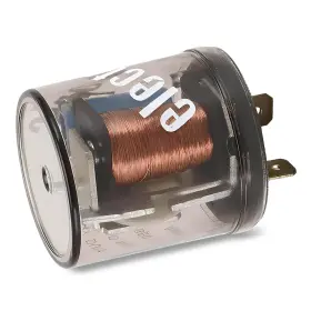 Leksgq3300bl-1pc Lekudo Pack-1 Car 12v Flasher Relay Waterproof Insulated Round Shell Transparent Fl