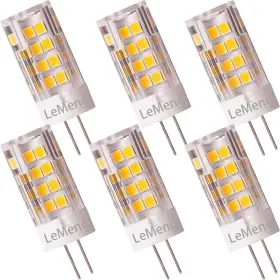 Lm-g412vw-3.5w Lemeng G4 Led Bulb 3.5w 2700k Warm White Bi-pin T3 Jc Type 12vac/dc 20-35w Halogen E
