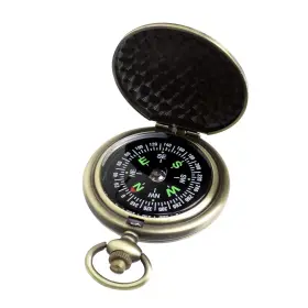 Lgrzyec 762203313799 Black Pocket Waterproof Compass Toy Camping Survival Compasses Glow In Brass