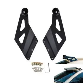 Lightronic 744750127838 Upper Windshield Mount Bracket 50 Led Light Bar Roof Mounting