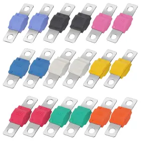 Linkstyle 313026334395 18pcs Ami/midi Fuse Assortment Kit 12v-58v High Current Copper Plated