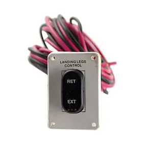 145236 Lippert Components Replacement Power Rv Landing Gear White Ip-rated Switch With Plate And