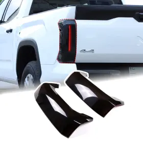 Llkuang 768530398492 Car Abs Tail Light Lamp Cover Guard Trim Frame Bezels Compatible With