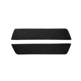 Loiyllen Cf6-20-f2 2-pcs Carbon Fiber Cover Panel Back Threshold Sticker Interior Trim Kit For T