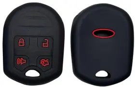 Lp-fd10 Loopki Silicone Key Fob Cover 4 Buttons Keyless Replacement Fit For Ford Expedition
