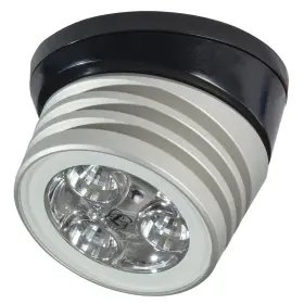 101326 Lumitec Zephyr Led Spreader/deck Light -brushed Black Base - White Non-dimming