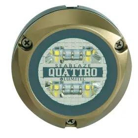 101459 Lumitec Zambezi Quattro Surface Mount Underwater Light - White/blue