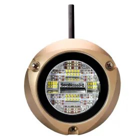 101708 Lumitec Zambezi X2 Surface Mount Underwater Light - White/blue