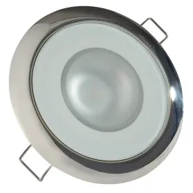 113113 Lumitec Mirage Flush Mount Down Light - Glass Finish/polished Ss Bezel White N