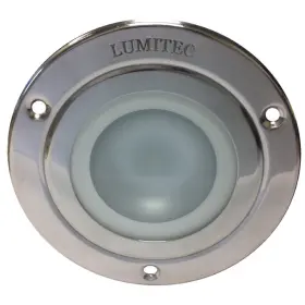 114118 Lumitec Shadow Flush Mount Down Light - Polished Ss Finish 3-color Red/blue No